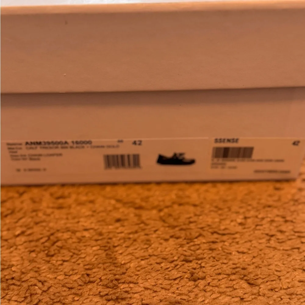 JW ANDERSON Black Loafers with Gold Chain - Picture 5 of 6